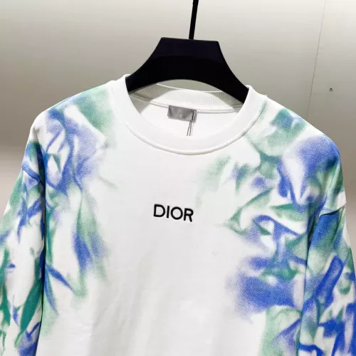 Replica Christian Dior Hoodies Long Sleeved For Unisex #1377042 $56.00 USD for Wholesale