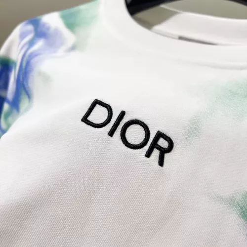 Replica Christian Dior Hoodies Long Sleeved For Unisex #1377042 $56.00 USD for Wholesale