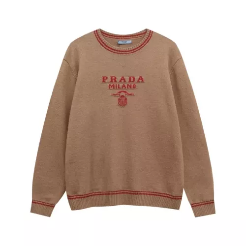 Cheap Prada Sweaters Long Sleeved For Unisex #1377050, $$68.00 USD On Prada Sweaters