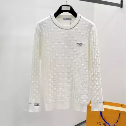 Cheap Prada Sweaters Long Sleeved For Unisex #1377112, $$85.00 USD On Prada Sweaters