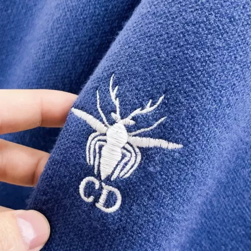 Replica Christian Dior Sweaters Long Sleeved For Unisex #1377130 $85.00 USD for Wholesale