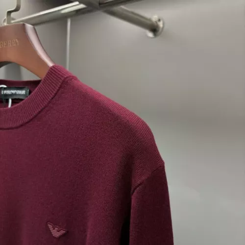 Replica Armani Sweaters Long Sleeved For Men #1377166 $60.00 USD for Wholesale