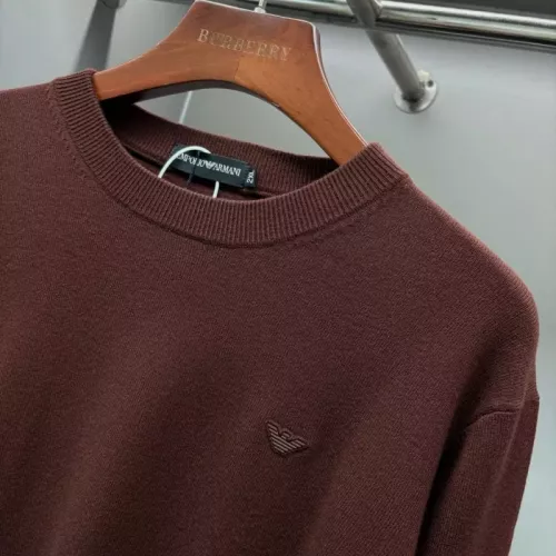 Replica Armani Sweaters Long Sleeved For Men #1377167 $60.00 USD for Wholesale