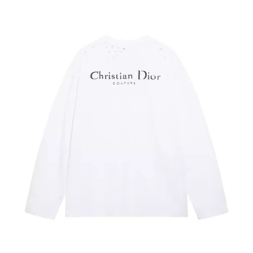 Replica Christian Dior T-Shirts Long Sleeved For Unisex #1377219 $42.00 USD for Wholesale