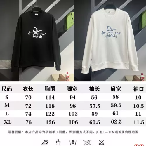 Replica Christian Dior Hoodies Long Sleeved For Unisex #1377414 $60.00 USD for Wholesale