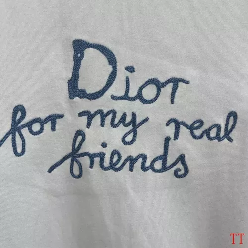 Replica Christian Dior Hoodies Long Sleeved For Unisex #1377414 $60.00 USD for Wholesale