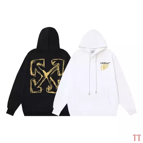Replica Off-White Hoodies Long Sleeved For Unisex #1377446 $52.00 USD for Wholesale