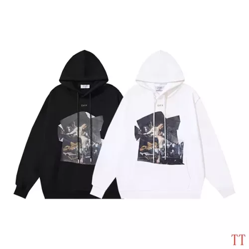 Replica Off-White Hoodies Long Sleeved For Unisex #1377450 $52.00 USD for Wholesale