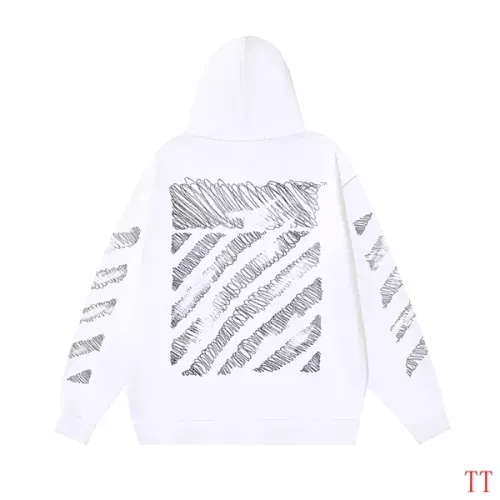 Replica Off-White Hoodies Long Sleeved For Unisex #1377452 $52.00 USD for Wholesale