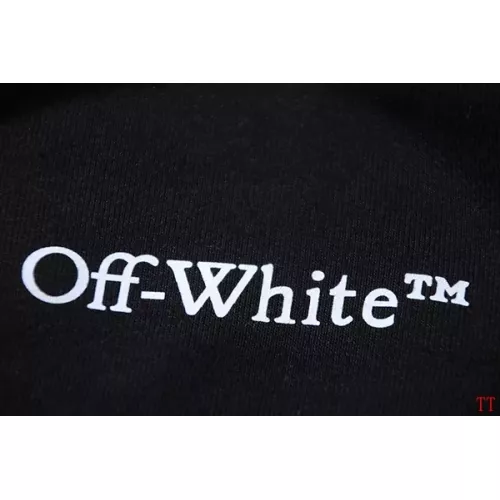 Replica Off-White Hoodies Long Sleeved For Unisex #1377453 $52.00 USD for Wholesale