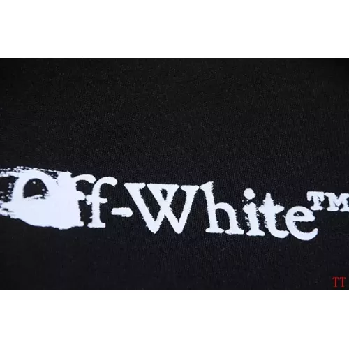Replica Off-White Hoodies Long Sleeved For Unisex #1377457 $45.00 USD for Wholesale