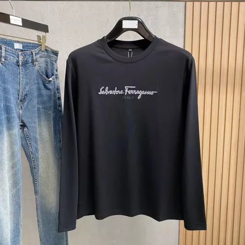 Cheap Salvatore Ferragamo T-Shirts Long Sleeved For Men #1377494, $$76.00 USD On Salvatore Ferragamo T-Shirts