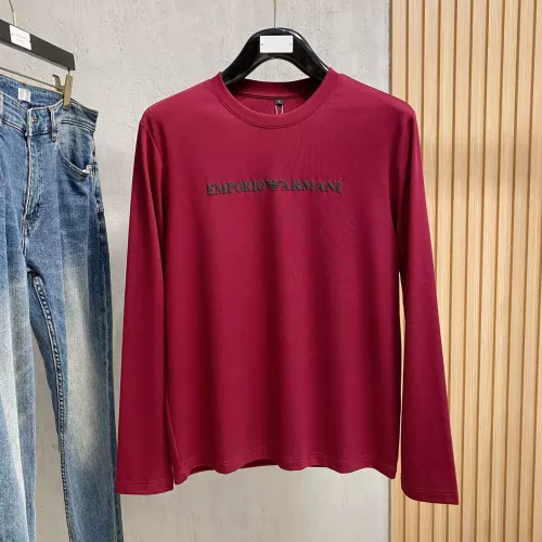 Cheap Armani T-Shirts Long Sleeved For Men #1377508, $$76.00 USD On Armani T-Shirts