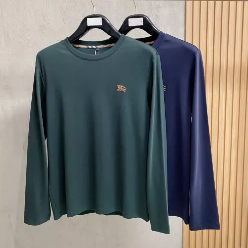 Replica Burberry T-Shirts Long Sleeved For Men #1377518 $76.00 USD for Wholesale