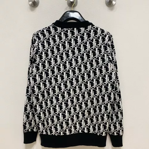 Replica Christian Dior Sweaters Long Sleeved For Men #1377531 $85.00 USD for Wholesale