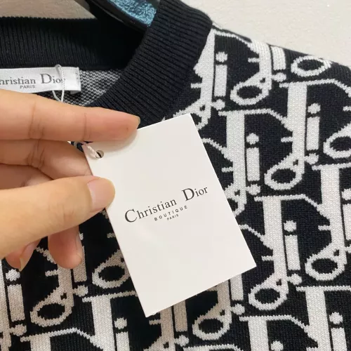 Replica Christian Dior Sweaters Long Sleeved For Men #1377531 $85.00 USD for Wholesale