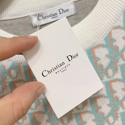 Replica Christian Dior Sweaters Long Sleeved For Men #1377532 $85.00 USD for Wholesale