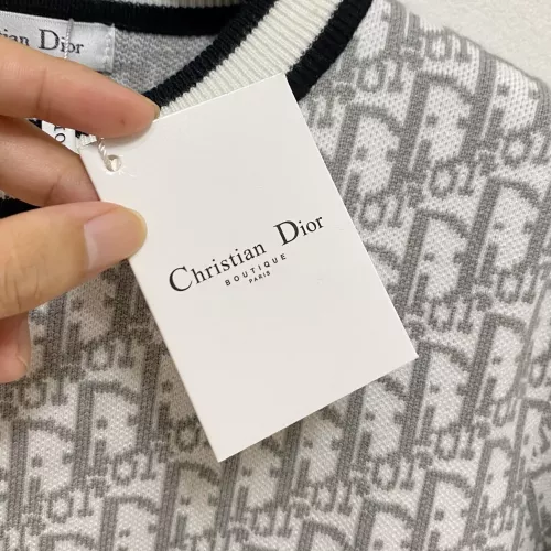 Replica Christian Dior Sweaters Long Sleeved For Men #1377549 $85.00 USD for Wholesale
