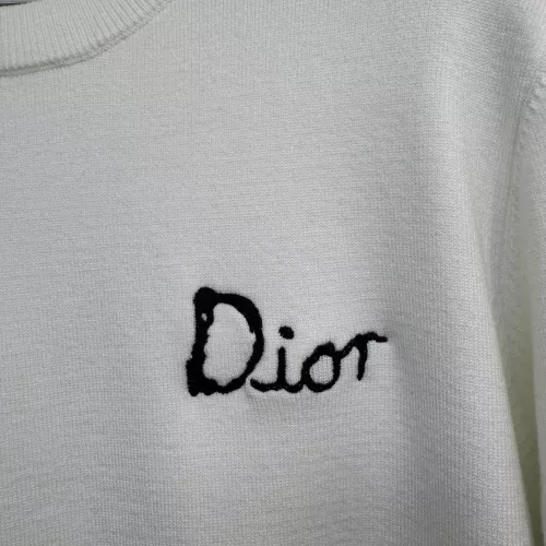 Replica Christian Dior Sweaters Long Sleeved For Men #1377558 $96.00 USD for Wholesale