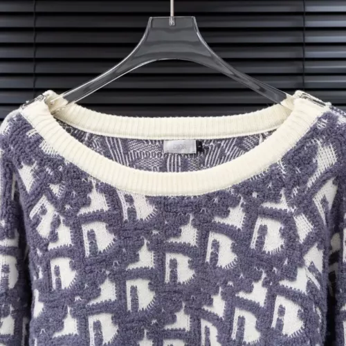 Replica Christian Dior Sweaters Long Sleeved For Unisex #1377655 $88.00 USD for Wholesale