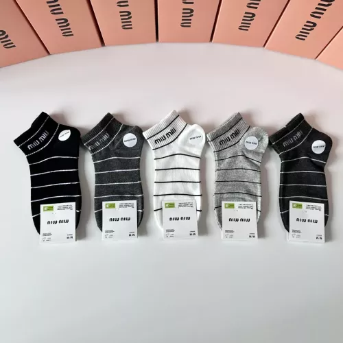 Cheap MIU MIU Socks #1377786, $$27.00 USD On MIU MIU Socks