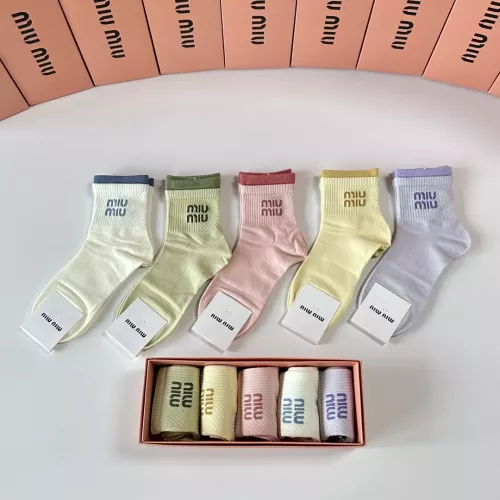 Cheap MIU MIU Socks #1377788, $$27.00 USD On MIU MIU Socks
