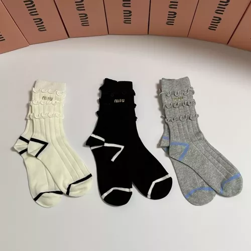 Cheap MIU MIU Socks #1377799, $$32.00 USD On MIU MIU Socks