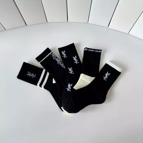 Replica Yves Saint Laurent YSL Socks #1377800 $29.00 USD for Wholesale