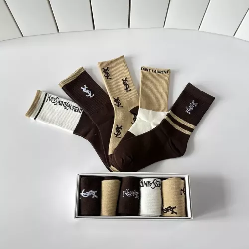 Replica Yves Saint Laurent YSL Socks #1377801 $29.00 USD for Wholesale
