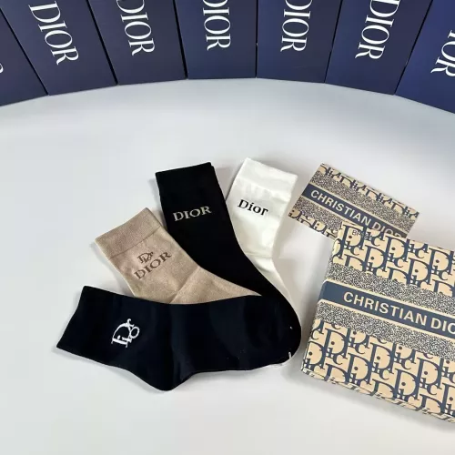 Replica Christian Dior Socks #1377802 $29.00 USD for Wholesale