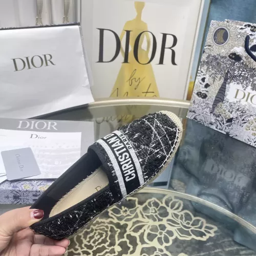 Replica Christian Dior Flat Shoes For Women #1377885 $85.00 USD for Wholesale