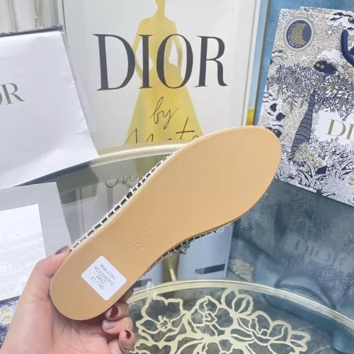 Replica Christian Dior Flat Shoes For Women #1377886 $85.00 USD for Wholesale