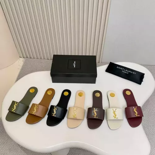 Replica Yves Saint Laurent YSL Slippers For Women #1377896 $82.00 USD for Wholesale