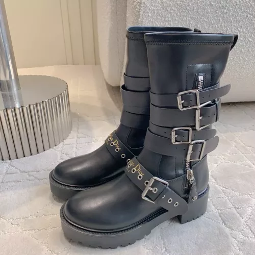 Replica Christian Dior Boots For Women #1377943 $172.00 USD for Wholesale
