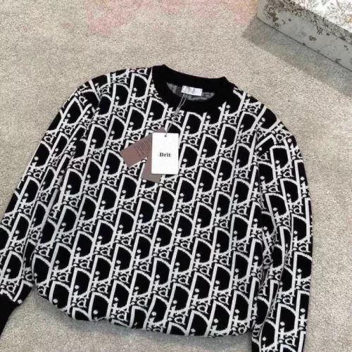 Replica Christian Dior Sweaters Long Sleeved For Unisex #1377950 $85.00 USD for Wholesale