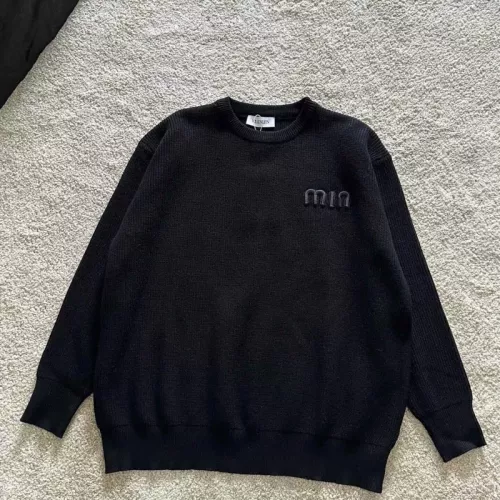 Cheap MIU MIU Sweaters Long Sleeved For Unisex #1377957, $$88.00 USD On MIU MIU Sweaters