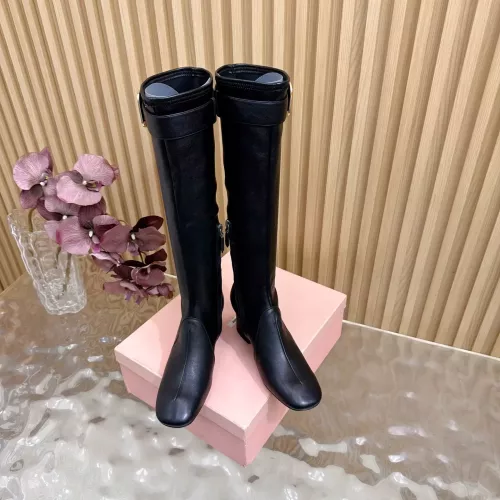 Replica MIU MIU Boots For Women #1378005 $132.00 USD for Wholesale