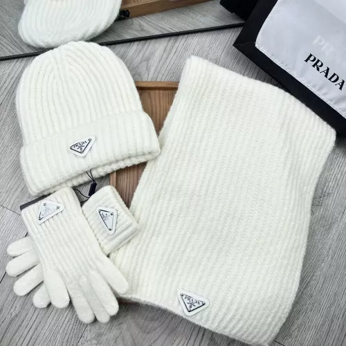 Cheap Prada Hat and Scarf and Glove Set #1378246, $$48.00 USD On Prada Hat and Scarf and Glove Set