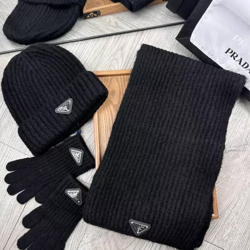 Cheap Prada Hat and Scarf and Glove Set #1378250, $$48.00 USD On Prada Hat and Scarf and Glove Set