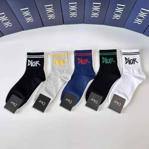 Replica Christian Dior Socks #1378257 $27.00 USD for Wholesale