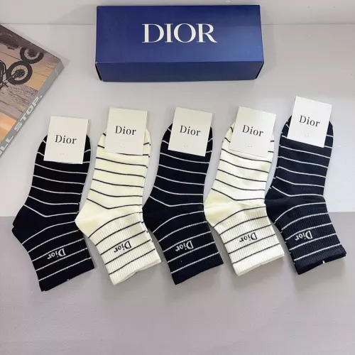 Replica Christian Dior Socks #1378360 $27.00 USD for Wholesale