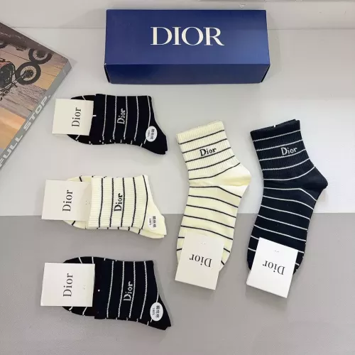 Replica Christian Dior Socks #1378360 $27.00 USD for Wholesale