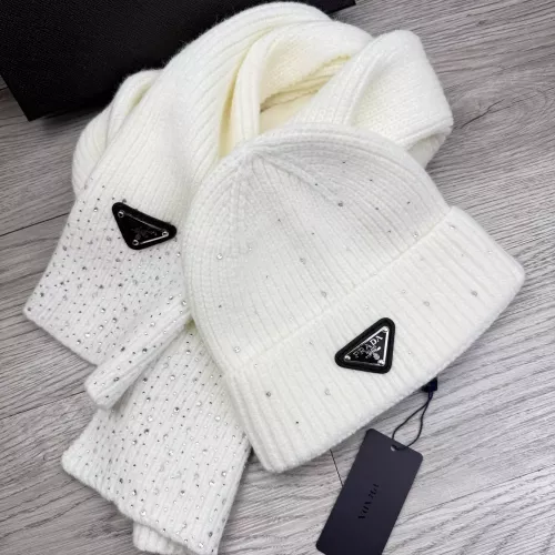 Replica Prada Hat and Scarf Set #1378466 $48.00 USD for Wholesale