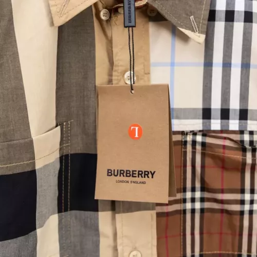Replica Burberry Shirts Long Sleeved For Men #1378501 $56.00 USD for Wholesale