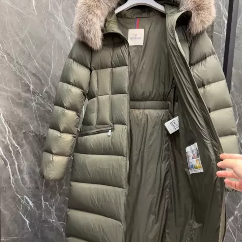 Replica Moncler Down Feather Coat Long Sleeved For Women #1378733 $205.00 USD for Wholesale