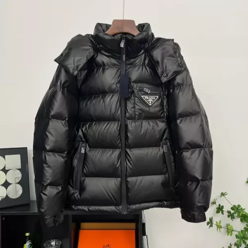 Cheap Prada Down Feather Coat Long Sleeved For Men #1378790, $$170.00 USD On Prada Down Feather Coat