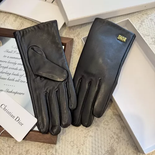 Replica Christian Dior Gloves For Women #1379144 $42.00 USD for Wholesale