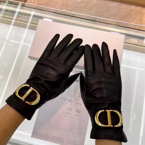 Replica Christian Dior Gloves For Women #1379154 $56.00 USD for Wholesale