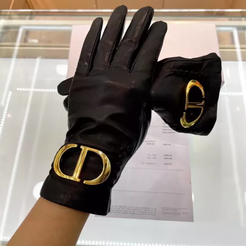 Replica Christian Dior Gloves For Women #1379154 $56.00 USD for Wholesale