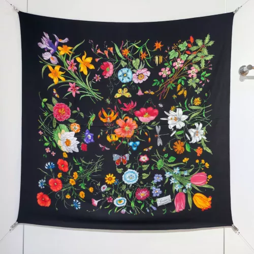 Cheap Gucci Silk Squares #1379379, $$85.00 USD On Gucci Scarf